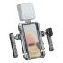 JMARY MS-98 Aluminum Alloy Smartphone Video Rig Stabilizer Frame Vlogging Cage Kit Wireless Remote Control